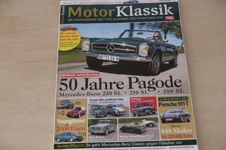 Deckblatt Motor Klassik (10/2013)